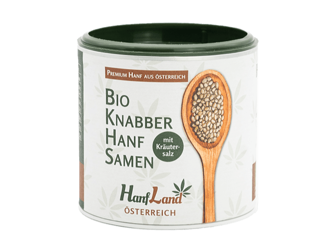 Bio Knabberhanf geröstet mit Kräutersalz - CBDNOL