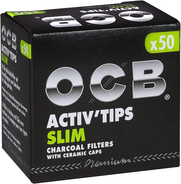 OCB ActivTips Slim Aktivkohlefilter - CBDNOL