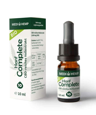 Medihemp Bio Hanf Complete CBD Öl 10% 