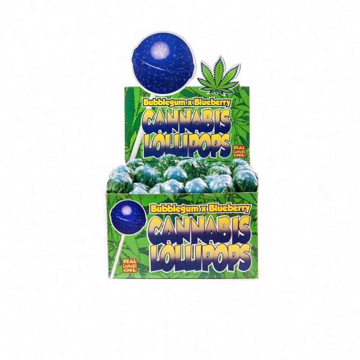 Cannabis Lollipops Blueberry
