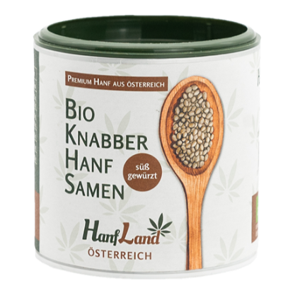Bio Knabberhanf geröstet mit Vanille und Zimt - CBDNOL
